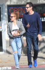 ISLA FISHER and Sacha Cohen Out for Lunch in Los Angeles 11/28/2018