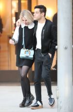 LUCY BOYNTON and Rami Malek Out in Beverly Hills 11/14/2018