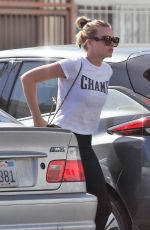 MARGOT ROBBEI Leaves a Gym in Los Angeles 11/03/2018