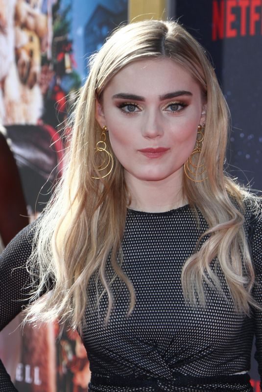 MEG DONNELLY at The Christmas Chronicles Premiere in Los Angeles 11/18/2018