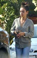 MILA KUNIS Out in Los Angeles 11/28/2018