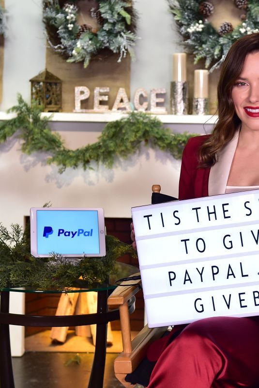 SOPHIA BUSH at Paypal in Support of Giving Tuesday Movement in Los Angeles 11/19/2018