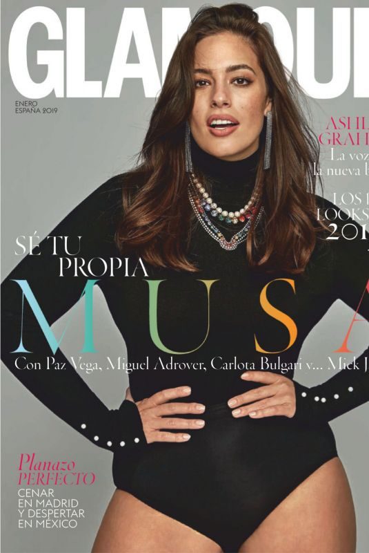 ASHLEY GRAHAM in Glamour Magazine, Spain January 2019