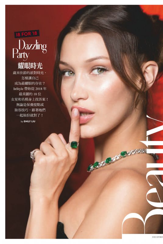 BELLA and GIGI HADID in Instyle Magazine, Taiwan December 2018 – HawtCelebs