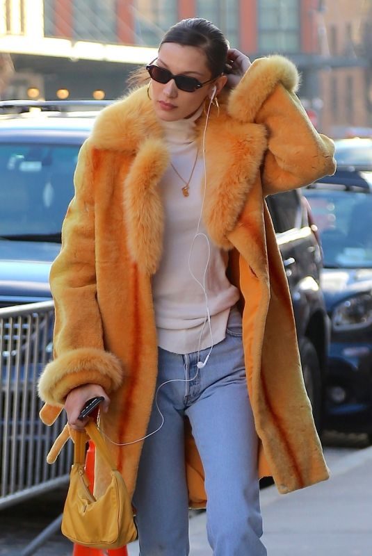 BELLA HADID Out in New York 12/29/2018