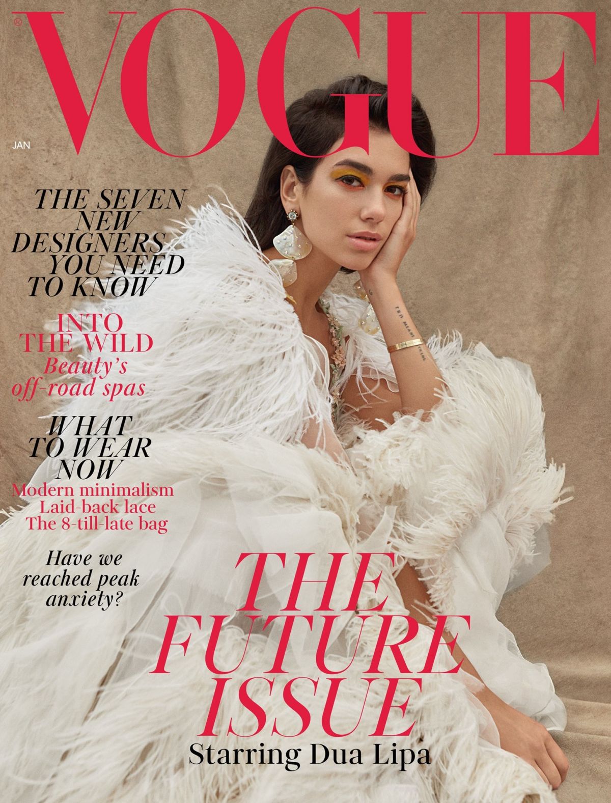 DUA LIPA on the Cover of Vogue Magazine, UK January 2019 HawtCelebs