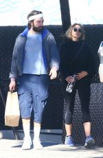 ELIZABETH OLSEN and Robbie Arnett Leaves a Gym in West Hollywood 12/02/2018