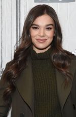 HAILEE STEINFELD at AOL Build in New York 12/18/2018
