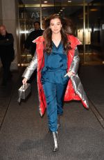 HAILEE STEINFELD Leaves Her Hotel in New York 12/18/2018