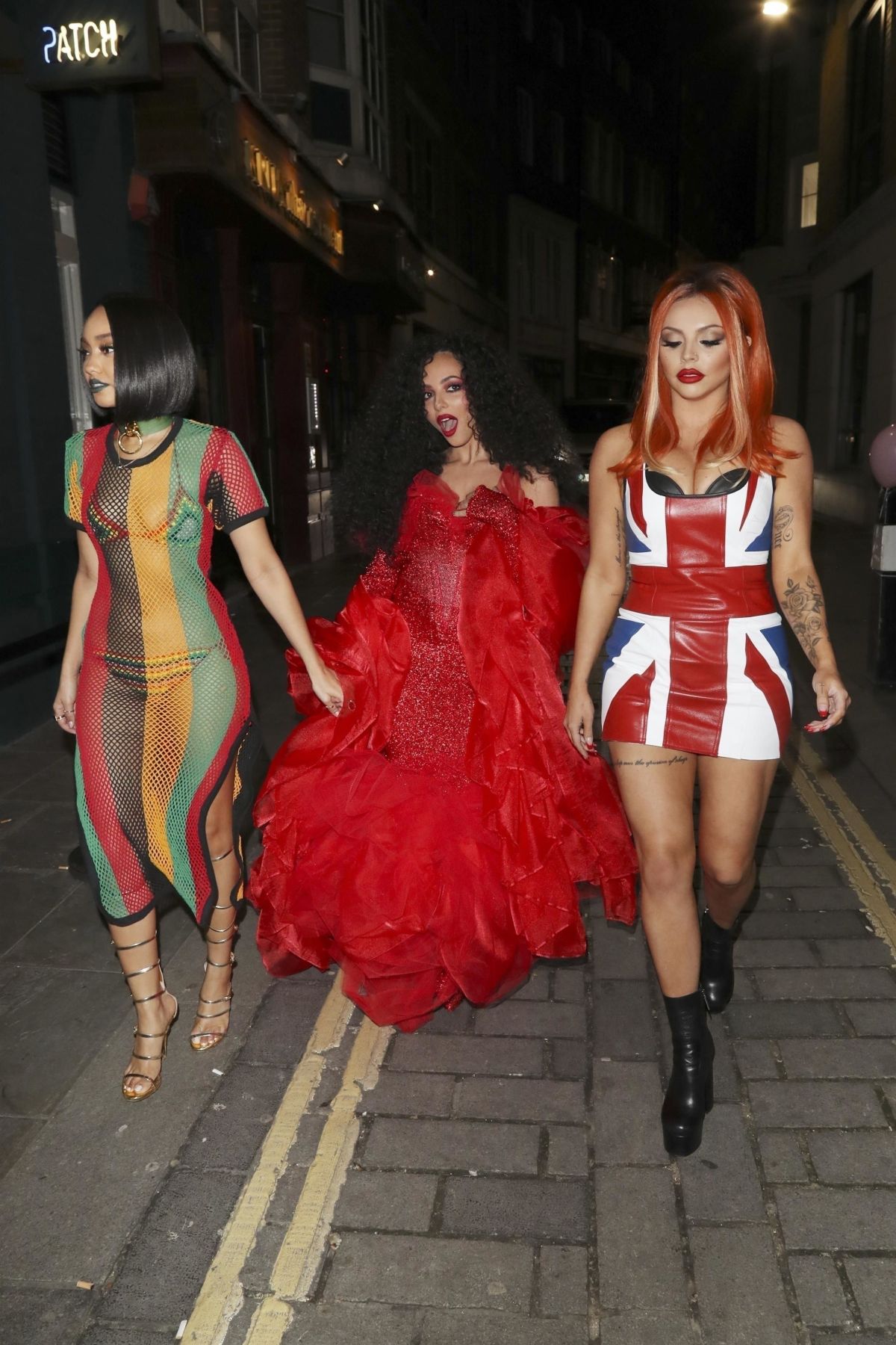 Jesy Nelson Jade Thirlwall And Leigh Anne Pinnock At Jade Thirlwall S Birthday Party In London