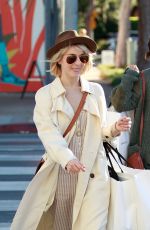 JULIANNE HOUGH and NINA DOBREV Out Shopping in Los Angeles 12/02/2018