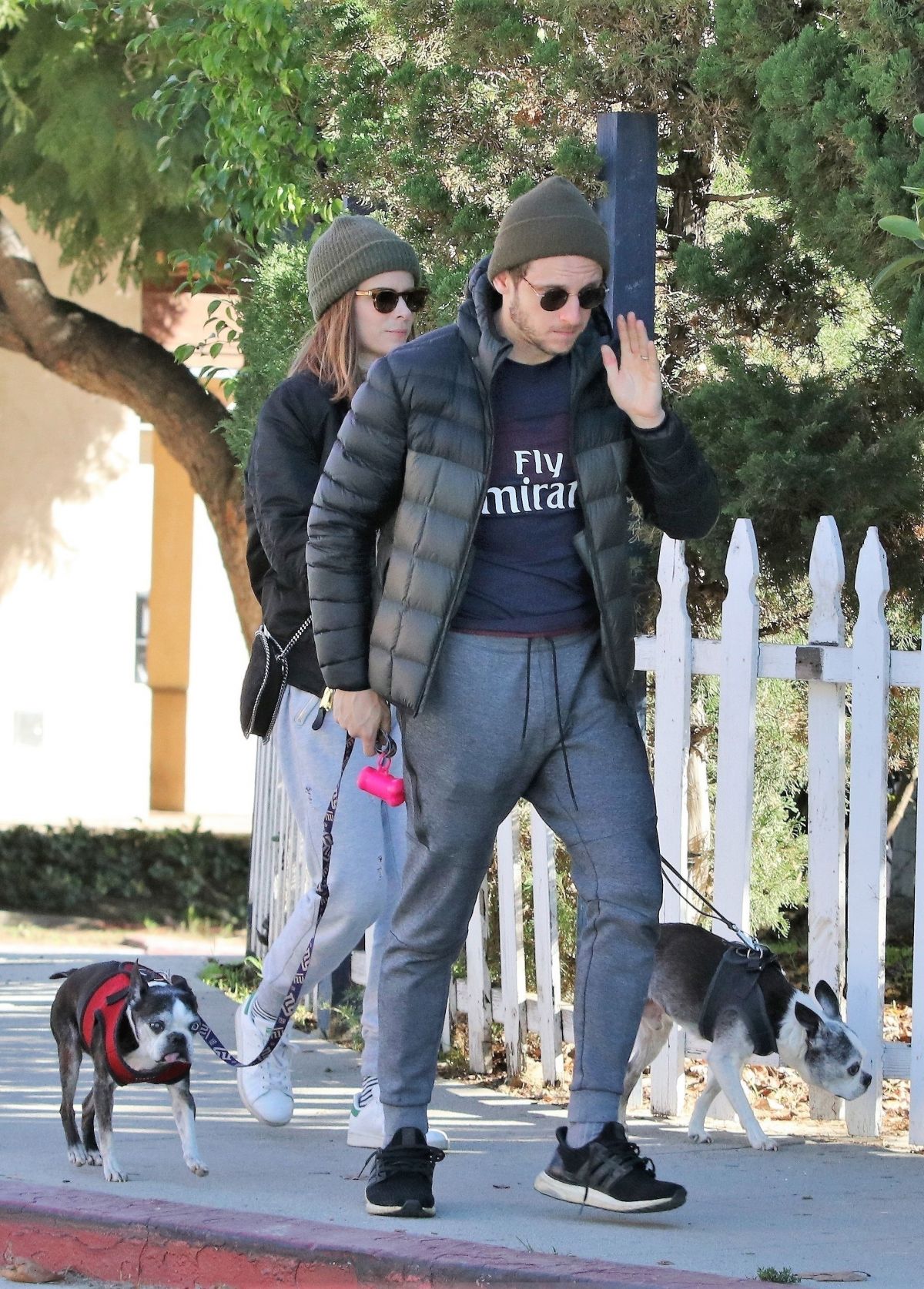 KATE MARA and Jamie Bell Out with Their Dogs in Los Angeles 12/15/2018 ...