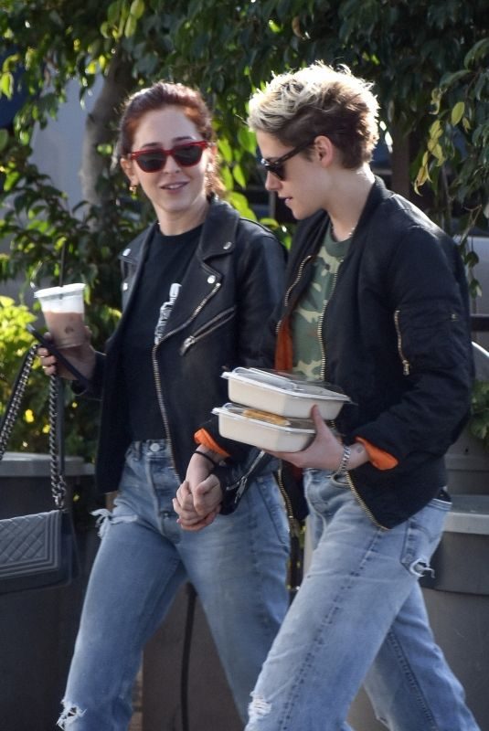 KRISTEN STEWART Out for Lunch with New Girlfriend in Los Angeles 12/20/2018