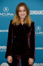 ALICE ENGLERT at Them That Follow Premiere at Sundance Film Festival 01/27/2019