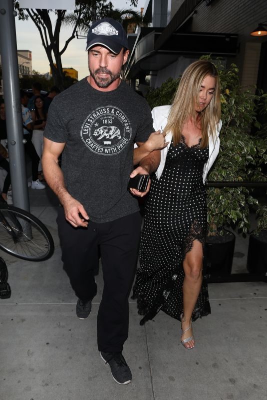 DENISE RICHARDS and Aaron Phypers at Andy Cohans Baby Shower in Los Angeles 01/26/2019