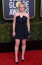 ELISABETH MOSS at 2019 Golden Globe Awards in Beverly Hills 01/06/2019
