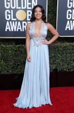 GINA RODRIGUEZ at 2019 Golden Globe Awards in Beverly Hills 01/06/2019