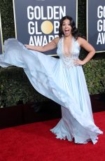 GINA RODRIGUEZ at 2019 Golden Globe Awards in Beverly Hills 01/06/2019