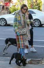 HEIDI KLUM and Tom Kaulitz Out with Their Dog in Los Angeles 12/31/2018
