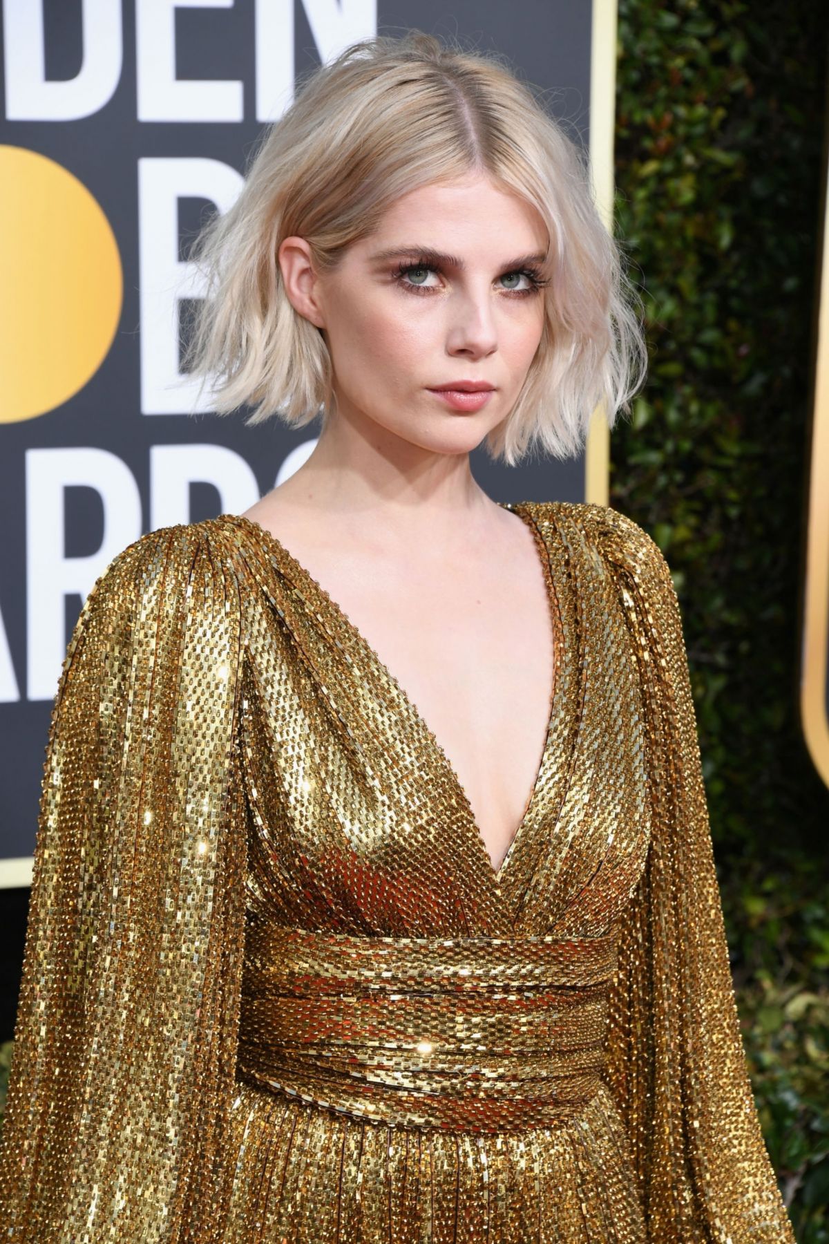 LUCY BOYNTON at 2019 Golden Globe Awards in Beverly Hills 01/06/2019