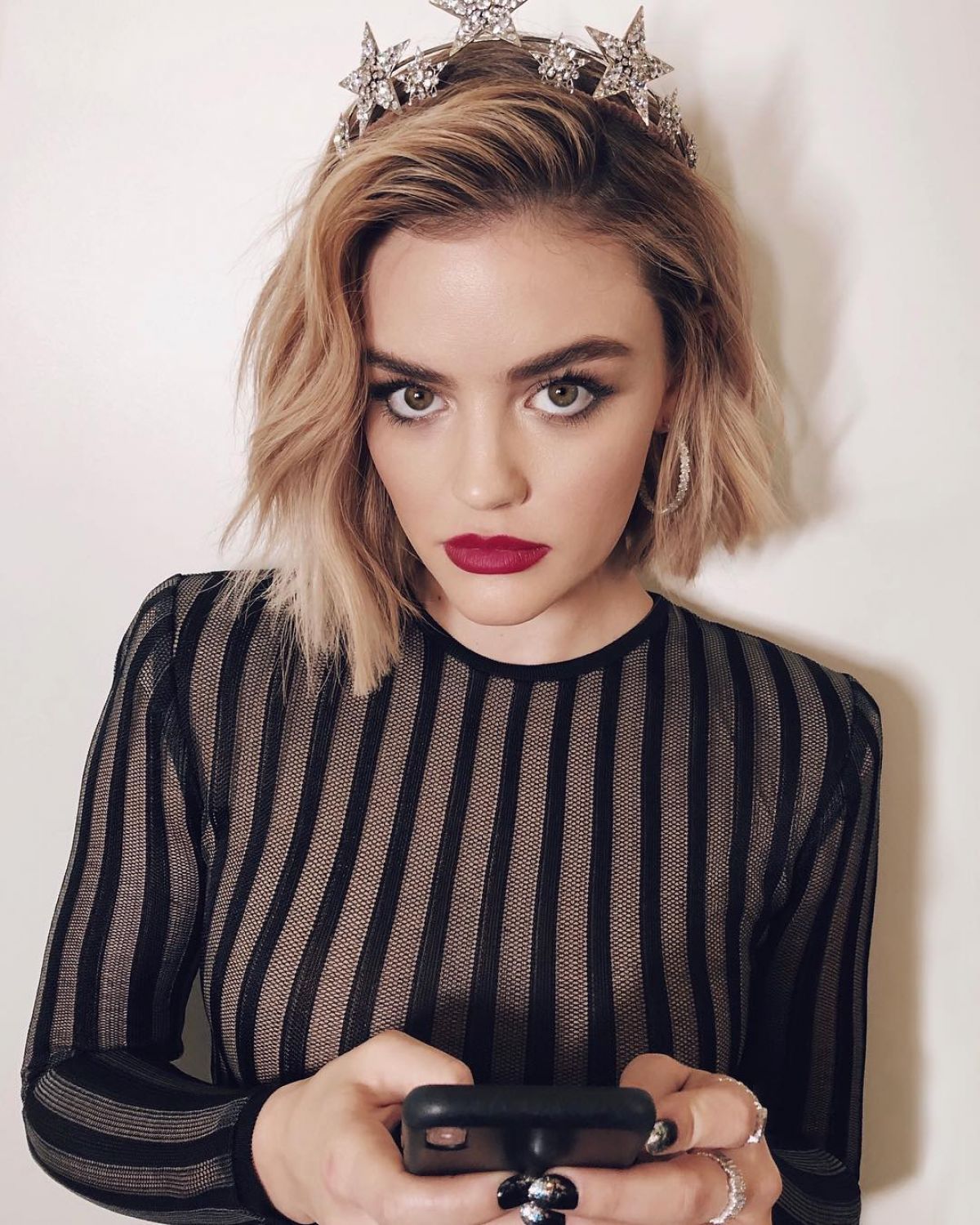 LUCY HALE at Rockin’ Eve 19 – Instagram Pictures – HawtCelebs