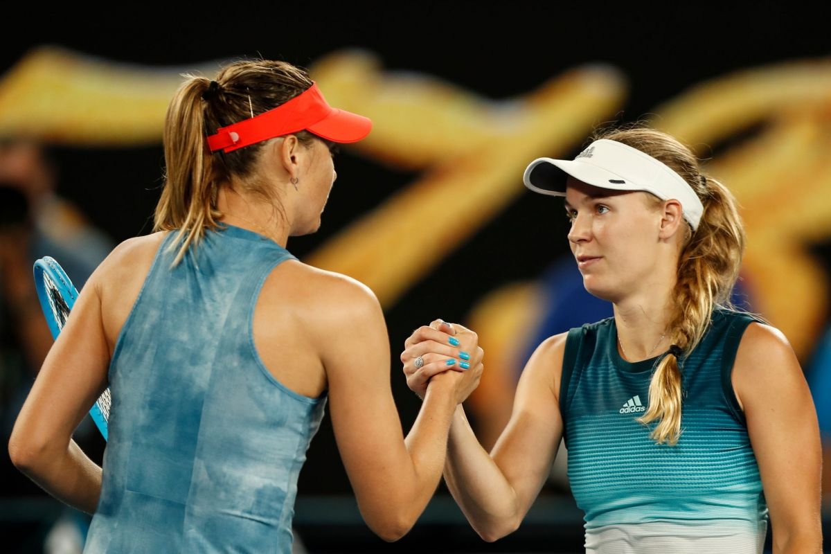 MARIA SHARAPOVA and CAROLINE WOZNIACKI at 2019 Australian Open at ...