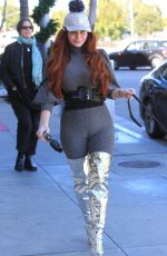 PHOEBE PRICE Out for Lunch in Beverly Hills 01/25/2019