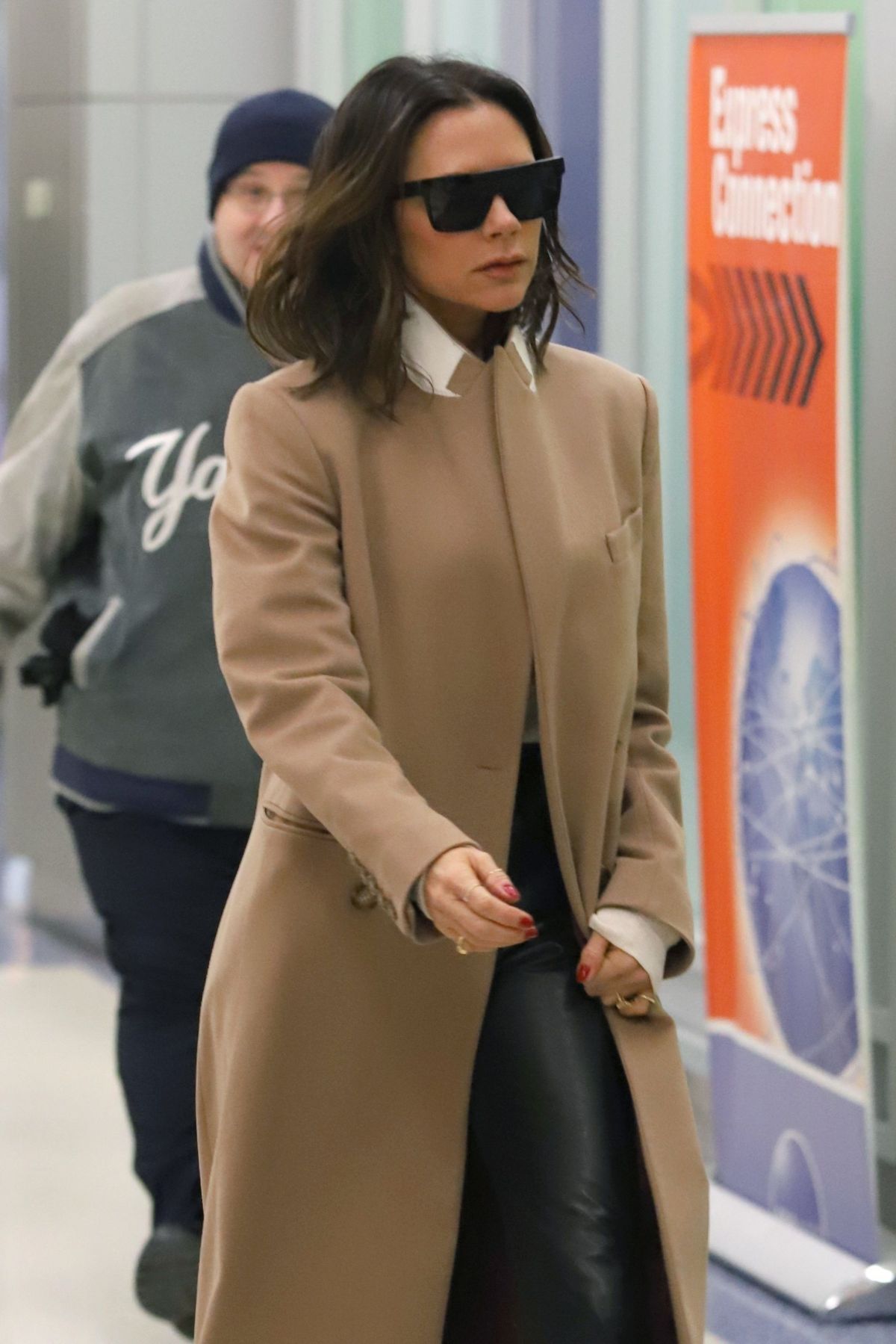 VICTORIA BECKHAM at JFK Airport in New York 01/21/2019 – HawtCelebs
