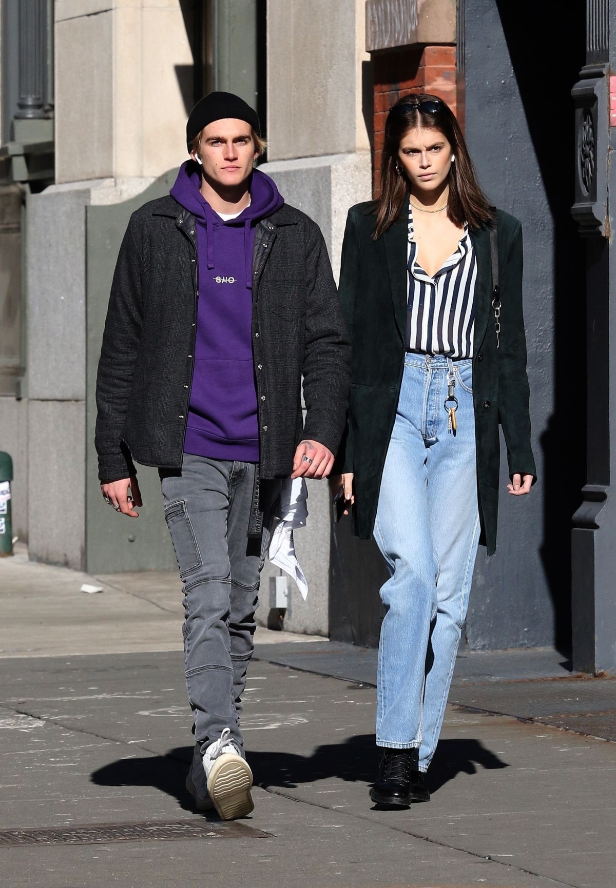 Kaia And Presley Gerber Out In New York 02152019 Hawtcelebs