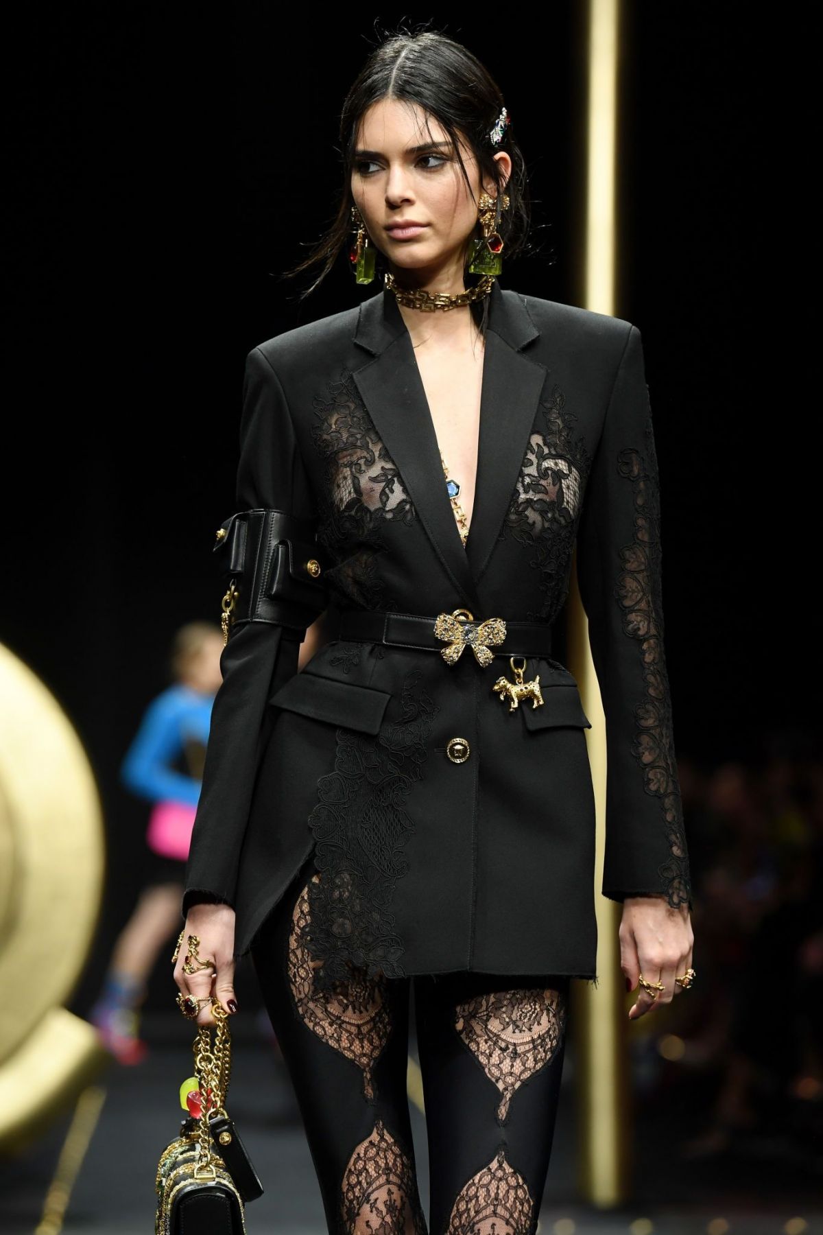 KENDALL JENNER at Versace Runway Show at Milan Fashion Week 02/22/2019