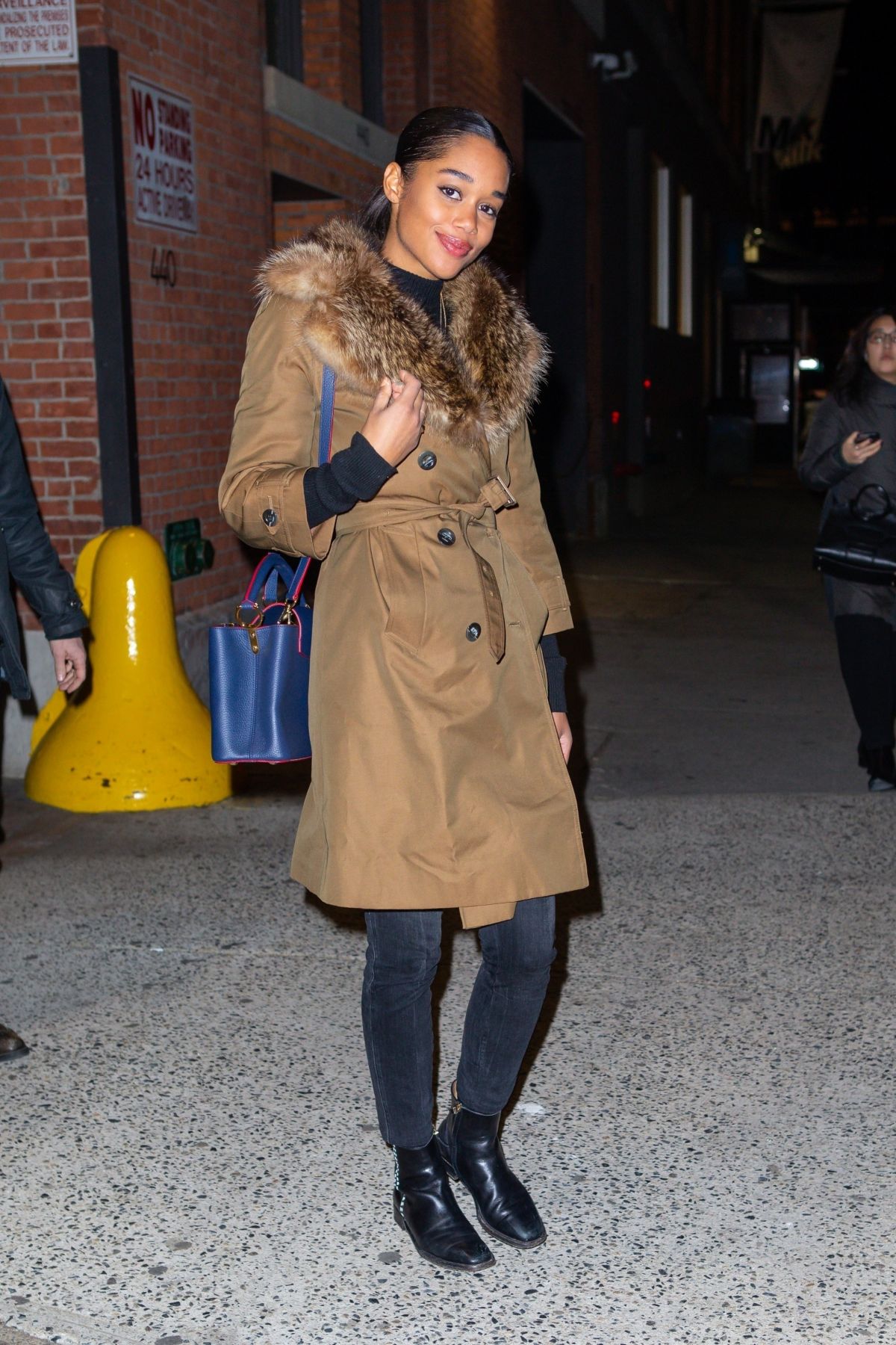 LAURA HARRIER Leaves Highline Stages in New York 02/18/2019 – HawtCelebs