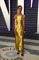 LETITIA WRIGHT at Vanity Fair Oscar Party in Beverly Hills 02/24/2019