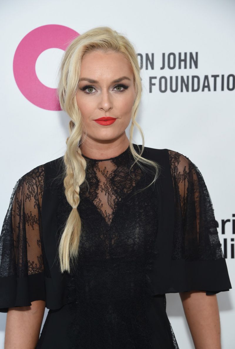 LINDSEY VONN at Elton John Aids Foundation Oscar Party in Hollywood 02