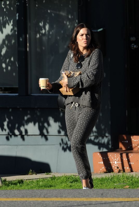 MANDY MOORE Out and About in Los Angeles 02/17/2019