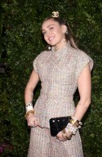 MILEY CYRUS at Charles Finch and Chanel