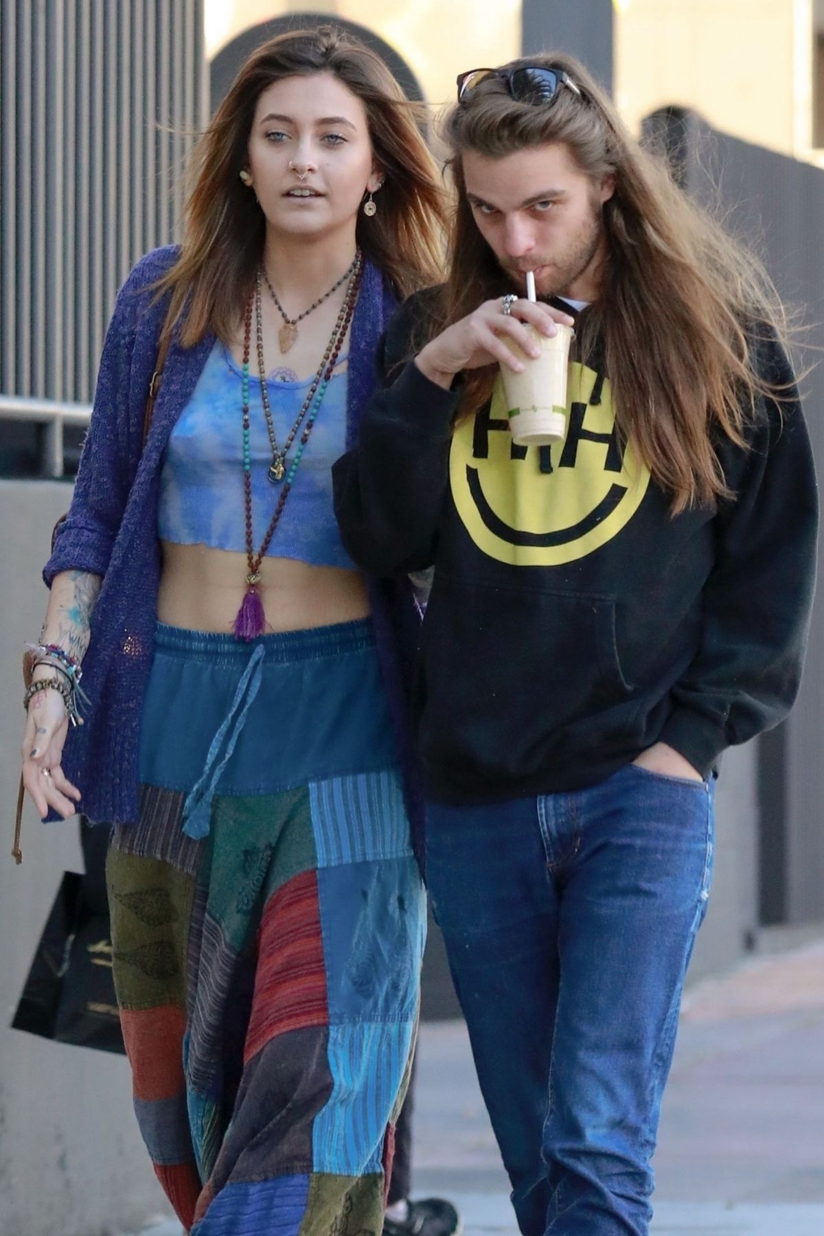 PARIS JACKSON and Gabriel Glenn Out for Lunch in Los Angeles 02/08/2019 ...