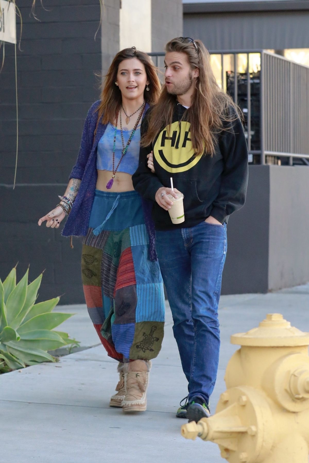 PARIS JACKSON and Gabriel Glenn Out for Lunch in Los Angeles 02/08/2019 ...