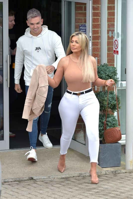 CHLOE FERRY and Sam Gowland Out in Newcastle 03/19/2019