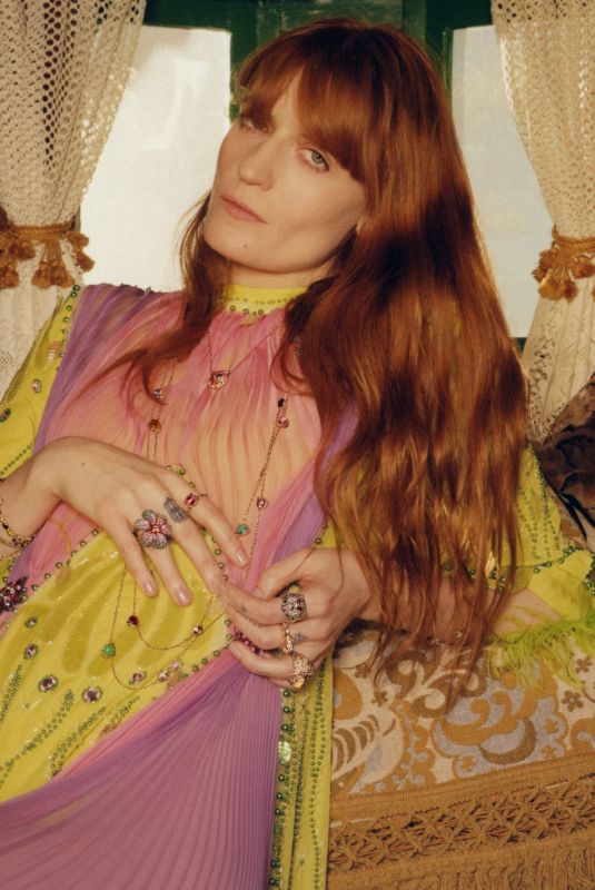 FLORENCE WELCH og Gucci Jewelry 2019 Campaign – HawtCelebs