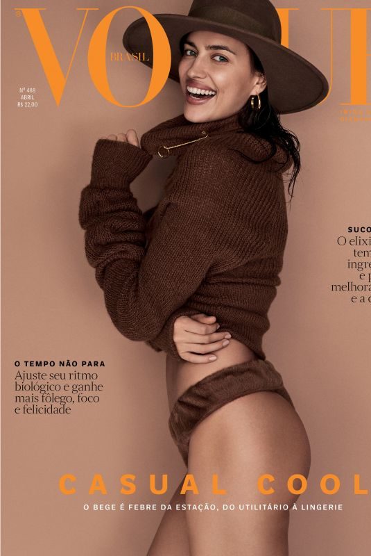 IRINA SHAYK in Vogue Magazine, Brazil April 2019
