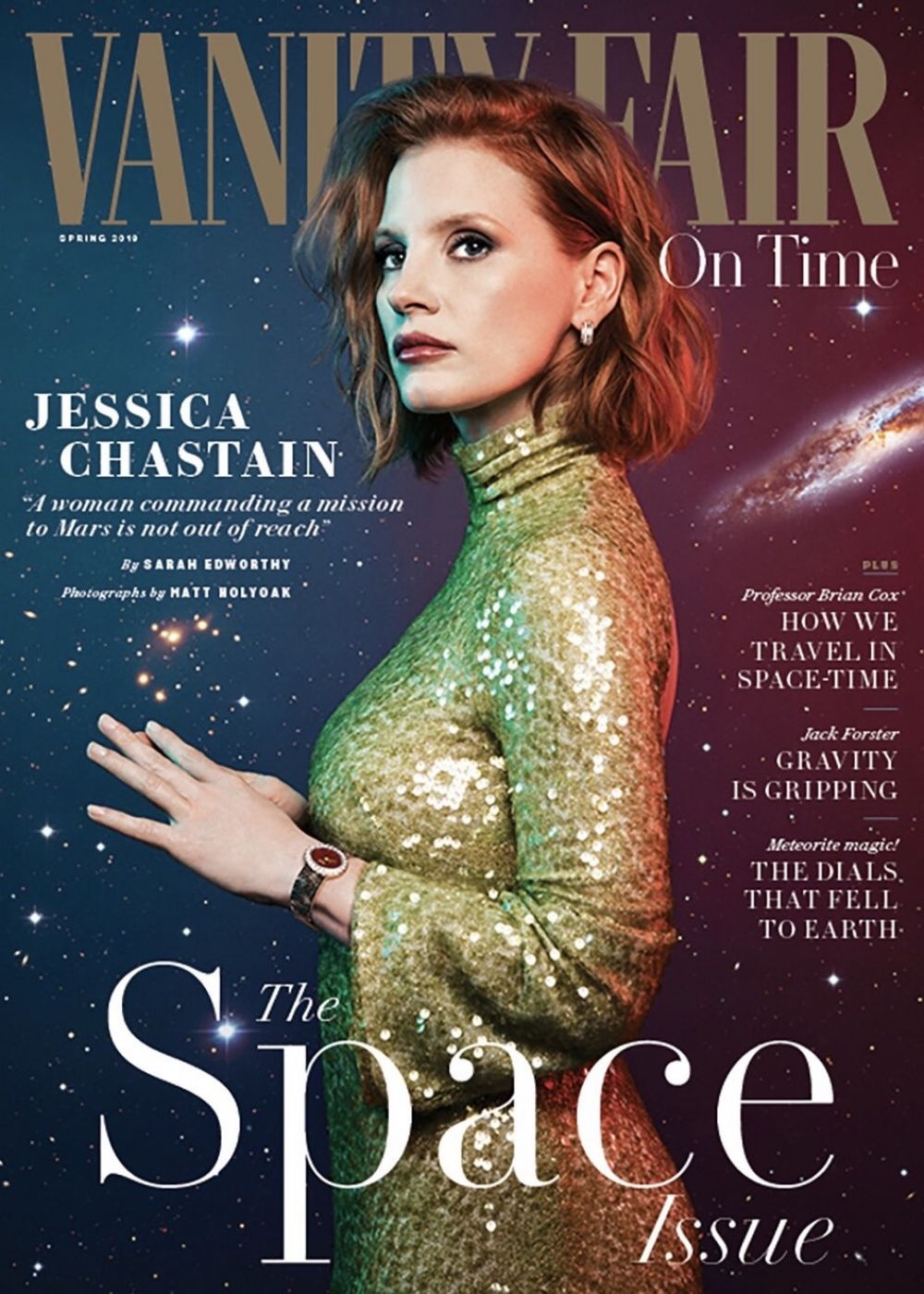 Jessica Chastain On The Cover Of Vanity Fair Magazine Spring 2019 Hawtcelebs