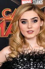 MEG DONNELLY at Captain Marvel Premiere in Hollywood 03/04/2019 ...