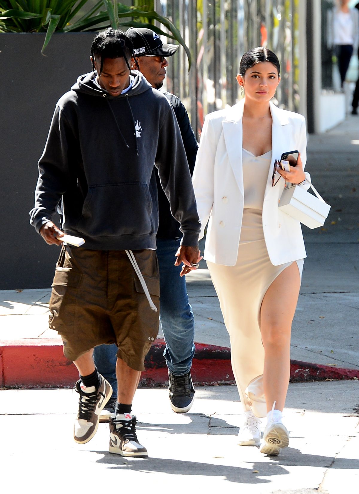 KYLIE JENNER and Travis Scott Out Shopping in West ...