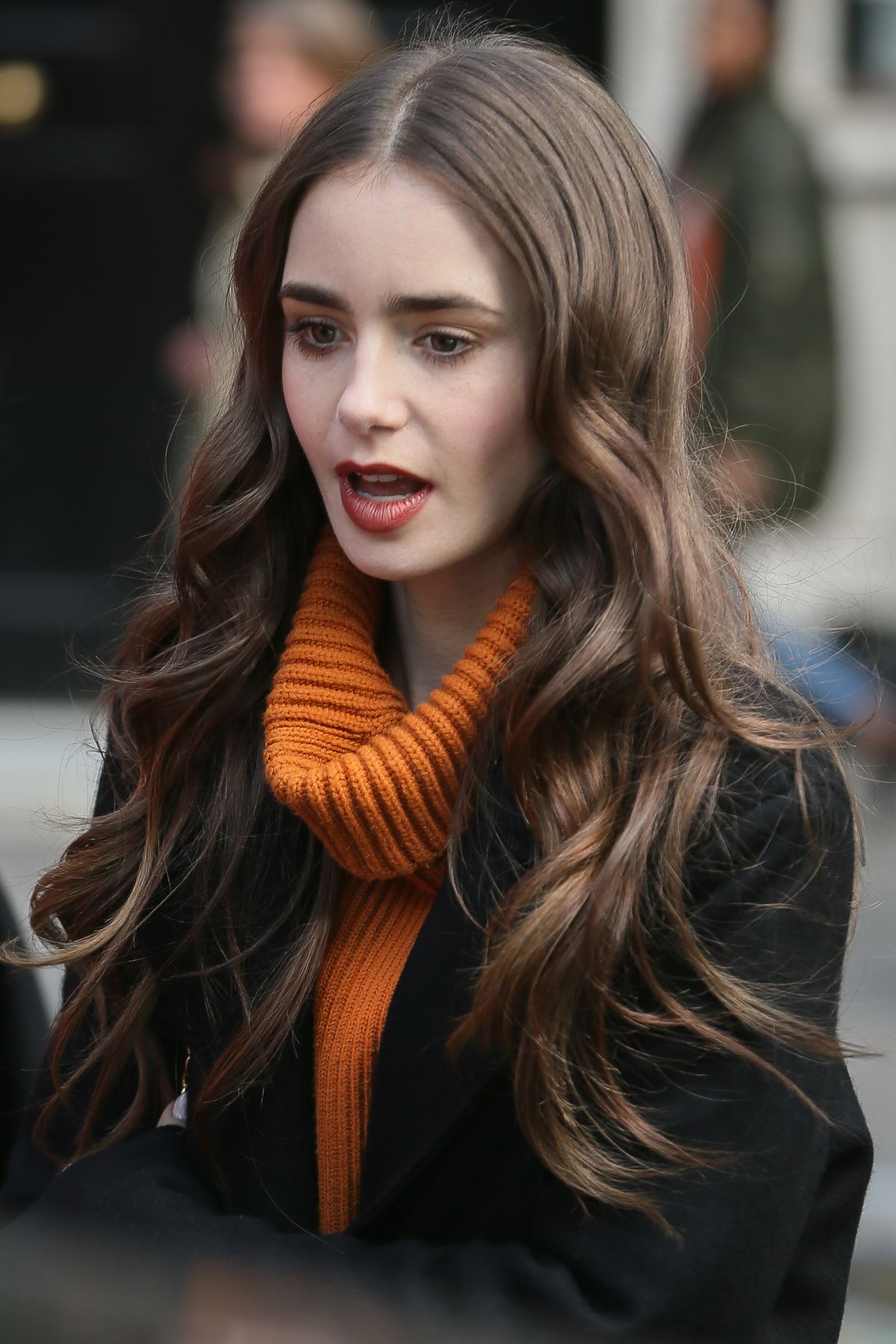 LILY COLLINS at Kiss Radio in London 04/29/2019 – HawtCelebs