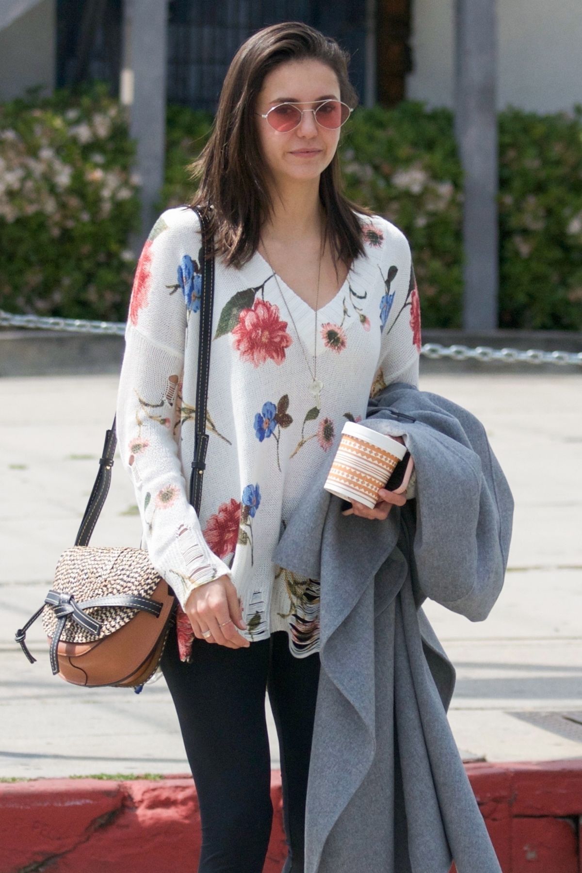 Nina Dobrev Out For Lunch At Gracias Madre In West Hollywood 04032019 Hawtcelebs 