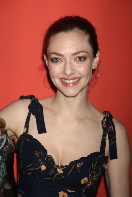 AMANDA SEYFRIED at Second Stage Theater 40th Birthday Gala in New York 05/06/2019
