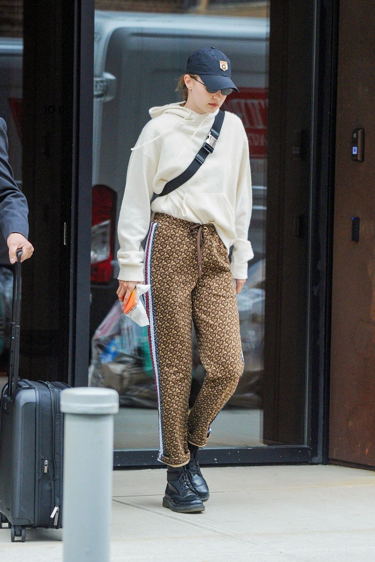 GIGI HADID in a Burberry Pants Out in New York 05/28/2019 – HawtCelebs