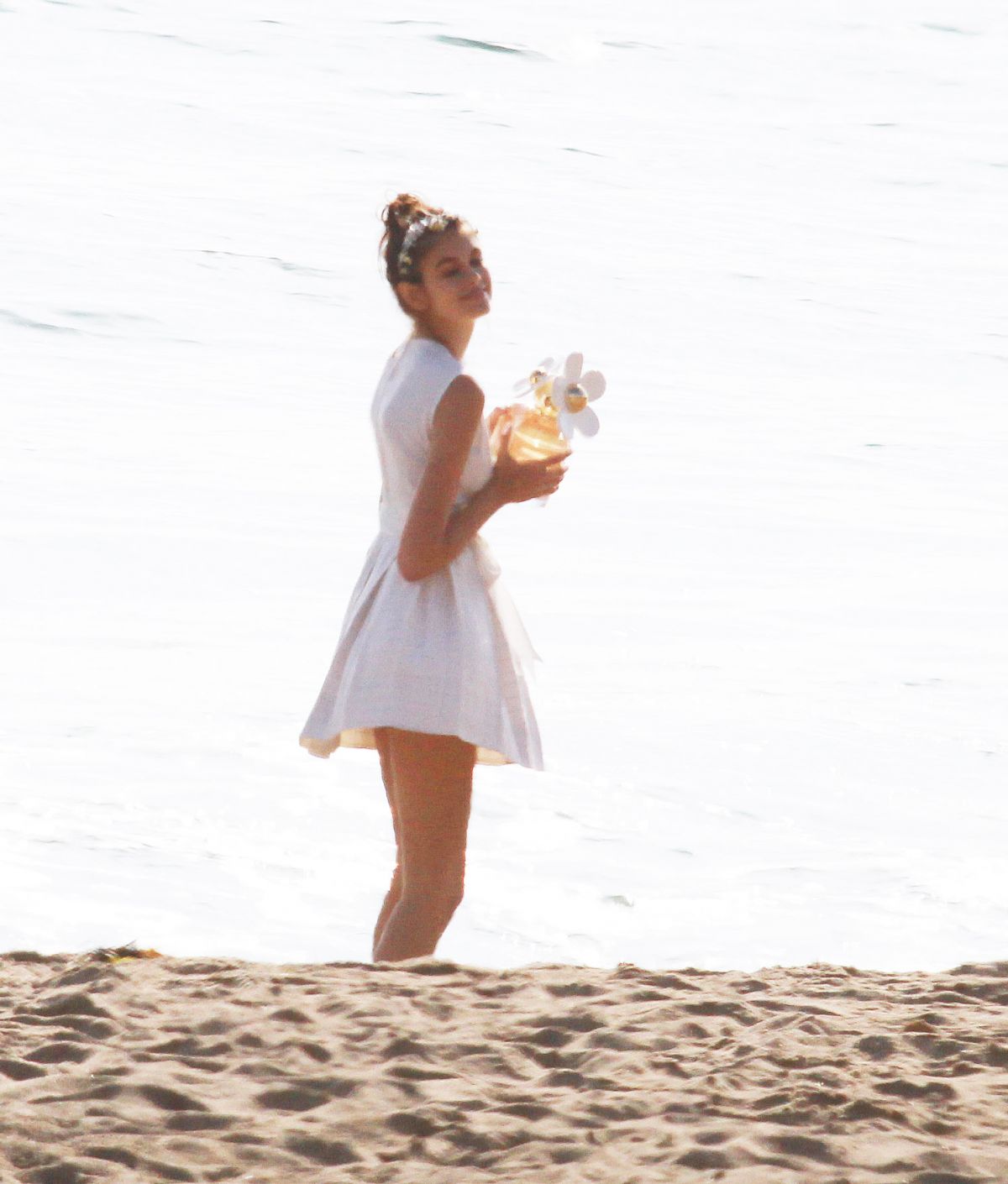 KAIA GERBER at a Photoshoot for Marc Jacobs Daisy Perfume in Malibu 05 ...