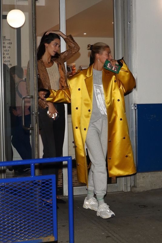 KENDALL JENNER and HAILEY BIEBER Out for Ice Cream in New York 05/09/2019
