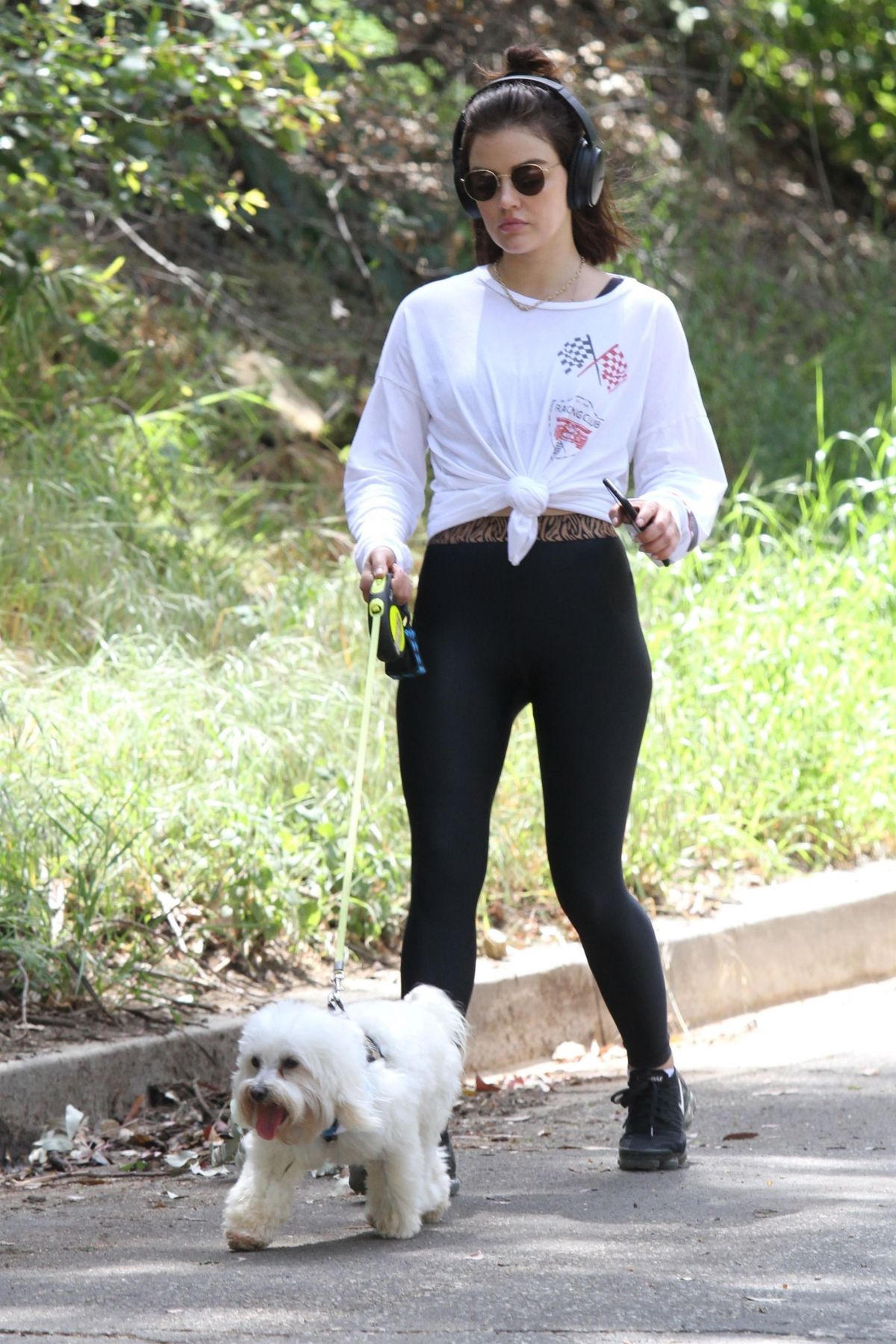LUCY HALE Out with Her Dog in Los Angeles 05/01/2019 – HawtCelebs